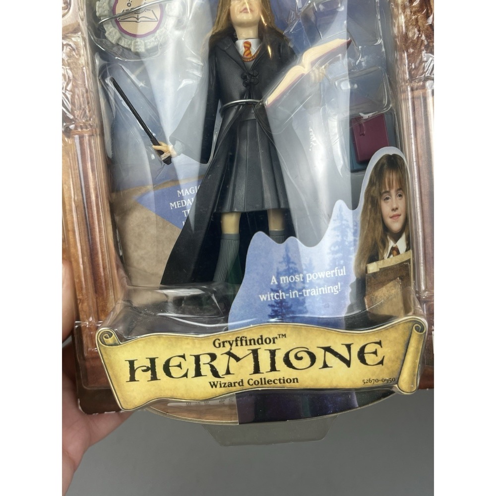 Gryffindor Hermione Harry Potter The Sorcerer's Stone Wizard Figure Mattel 2001 - Picture 3 of 8